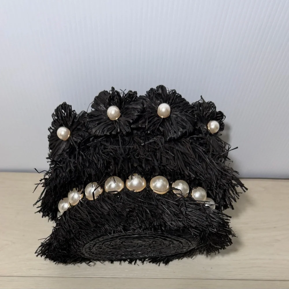 Anthropologie btb Los Angeles straw purse